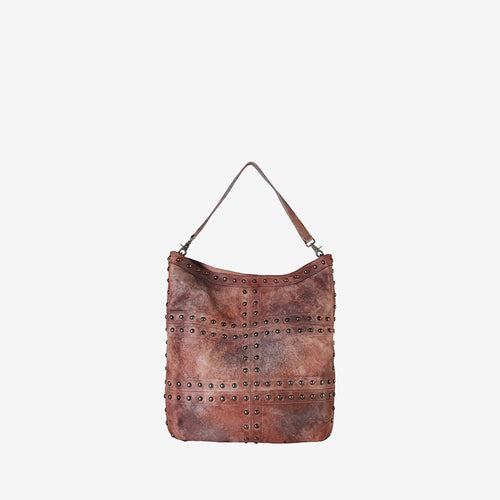 Genuine Leather Fashion Vintage-Dye Hobo