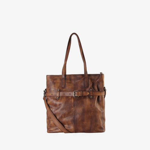 Genuine Leather Simple Design Shoulder Bag