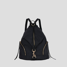 Vegan Leather Backpack With Zipper Pockets On Both Sides Women Purse