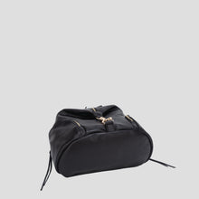 Vegan Leather Backpack With Zipper Pockets On Both Sides Women Purse