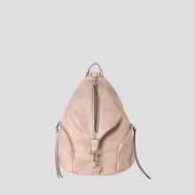 Vegan Leather Backpack With Zipper Pockets On Both Sides Women Purse